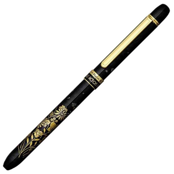 3 features sharp writing ballpoint pen + black + red chrysanthemum MWBS4000M # 4 Platinum Nian modern pen Makie (japan import)