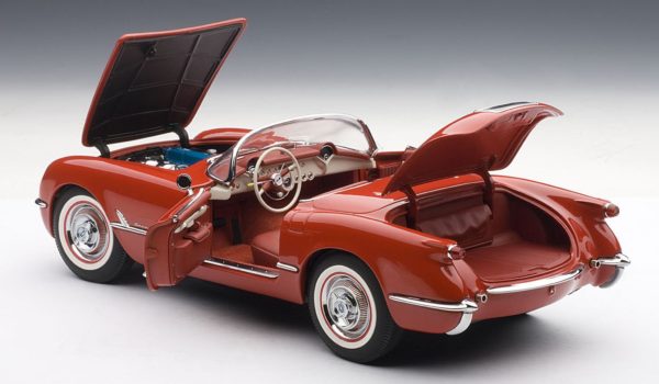 1954 Chevrolet Corvette Red 1/18 Autoart - Image 2