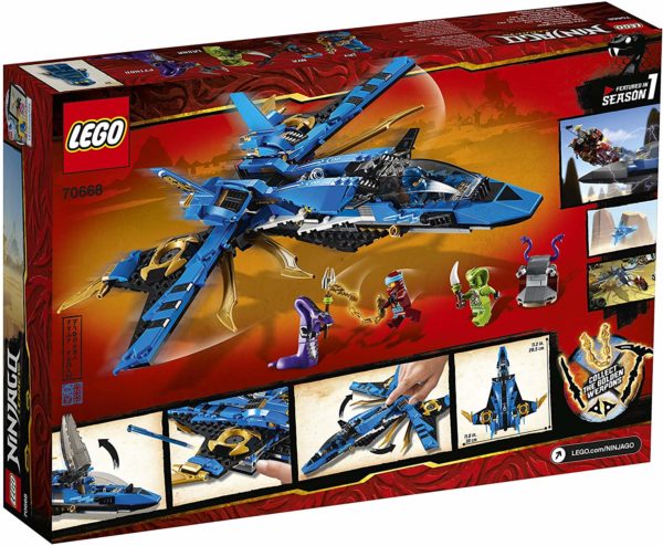 LEGO Ninjago Jay's Storm Fighter Building Blocks for Kids (490 Pcs)70668