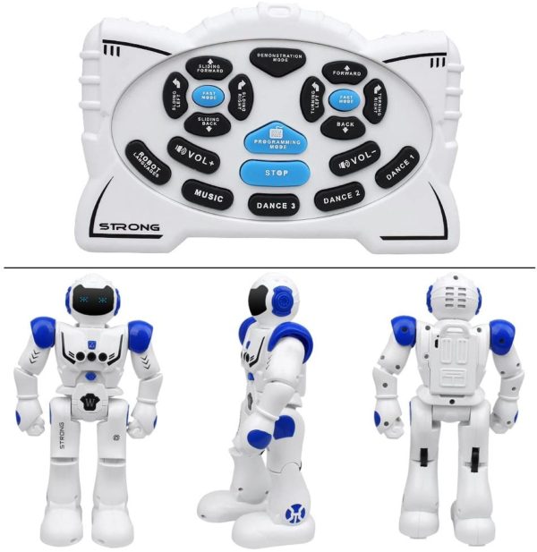 AUGYMER Electric Robot Intelligence Toy Programmable Gesture Control Remote Control Control AUGYMER Multifunctional Robot Walking Glide Music Dance Humanoid Robot - Image 7