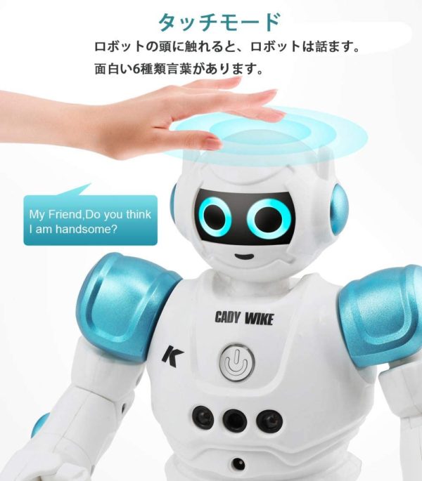 Electric robot Program function Hand gesture control Touch mode Walk / Dance / Song Birthday Children's Day Christmas gift "with Japanese instruction manual" - Image 6