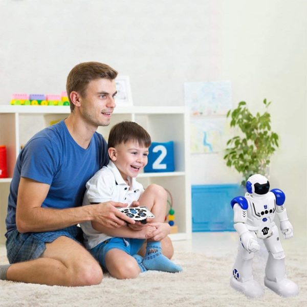 AUGYMER Electric Robot Intelligence Toy Programmable Gesture Control Remote Control Control AUGYMER Multifunctional Robot Walking Glide Music Dance Humanoid Robot - Image 3