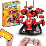 Kuman STEM RC Robot Block Building Robot Remote Control Education Robot Toy Gift 8, 9-14 years old Child K13001
