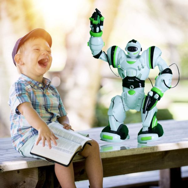 Robot Toy Big Calvin Flexible Moving Body Rotating Dance - Image 3