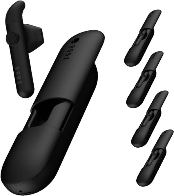 Walkie Talkie, Incom, App Compatible, Bluetooth Earphones, Bonx, Mini 5 Pieces, Charging Case Included
