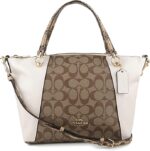 COACH OUTLET C7261 IMLOT Handbag, Casey Satchel, White, Parallel Import, KHAKI CHALK MULTI