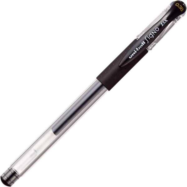Mitsubishi Pencil Uni-Ball Signo Gel Ballpoint Pen (Pack of 10), Ultra Fine 0.38 mm Ball, UM-151, Black 24, black