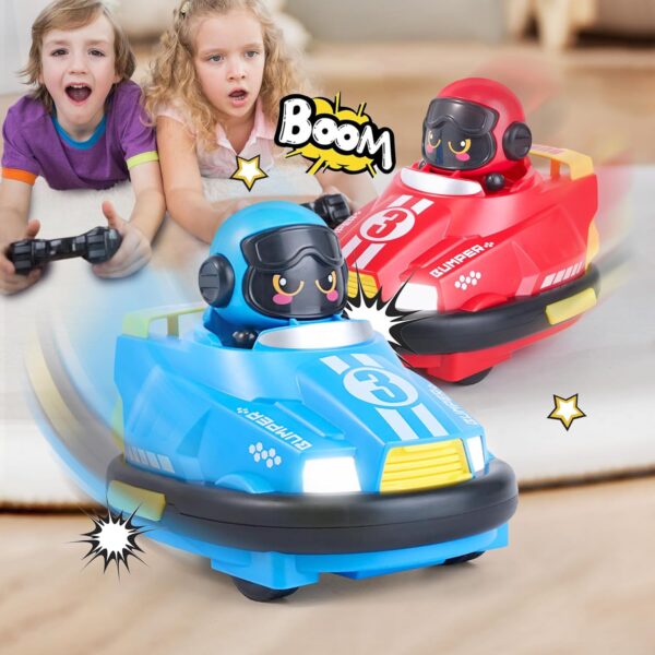 Kids RC Car, Remote Control Bumper Car for Competition Mode - Image 3