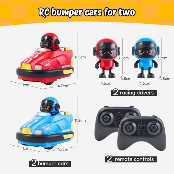 Kids RC Car, Remote Control Bumper Car for Competition Mode - Image 7