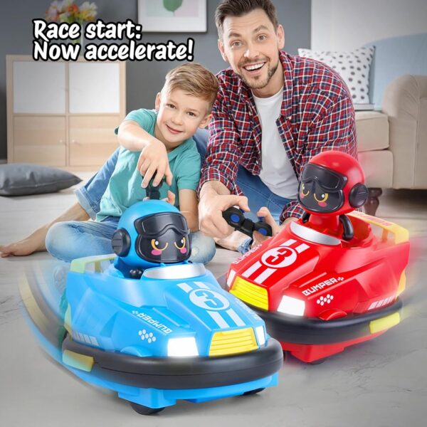 Kids RC Car, Remote Control Bumper Car for Competition Mode - Image 2